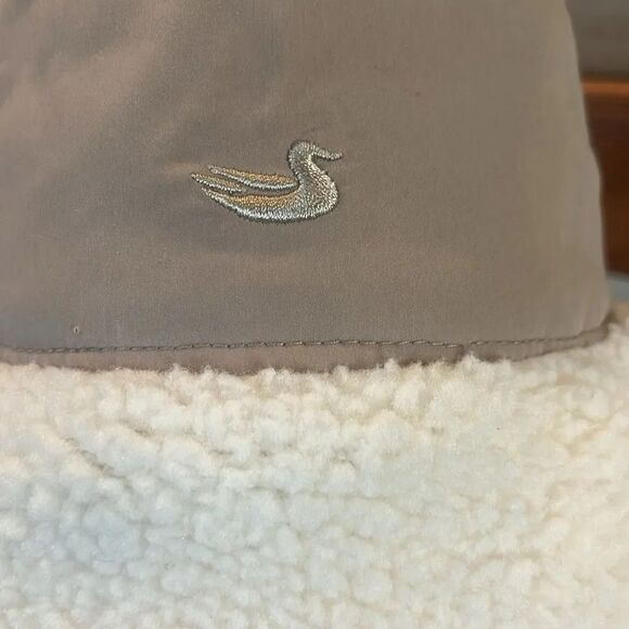 Southern Marsh Beckett Snap Fleece Pullover, Oatmeal and Teal, S! - Picture 8 of 10